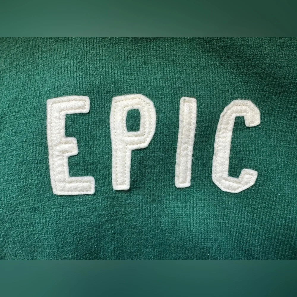 Gap Kids Cotton Wool Knit Epic Statement Long Sleeve Sweater With Hood